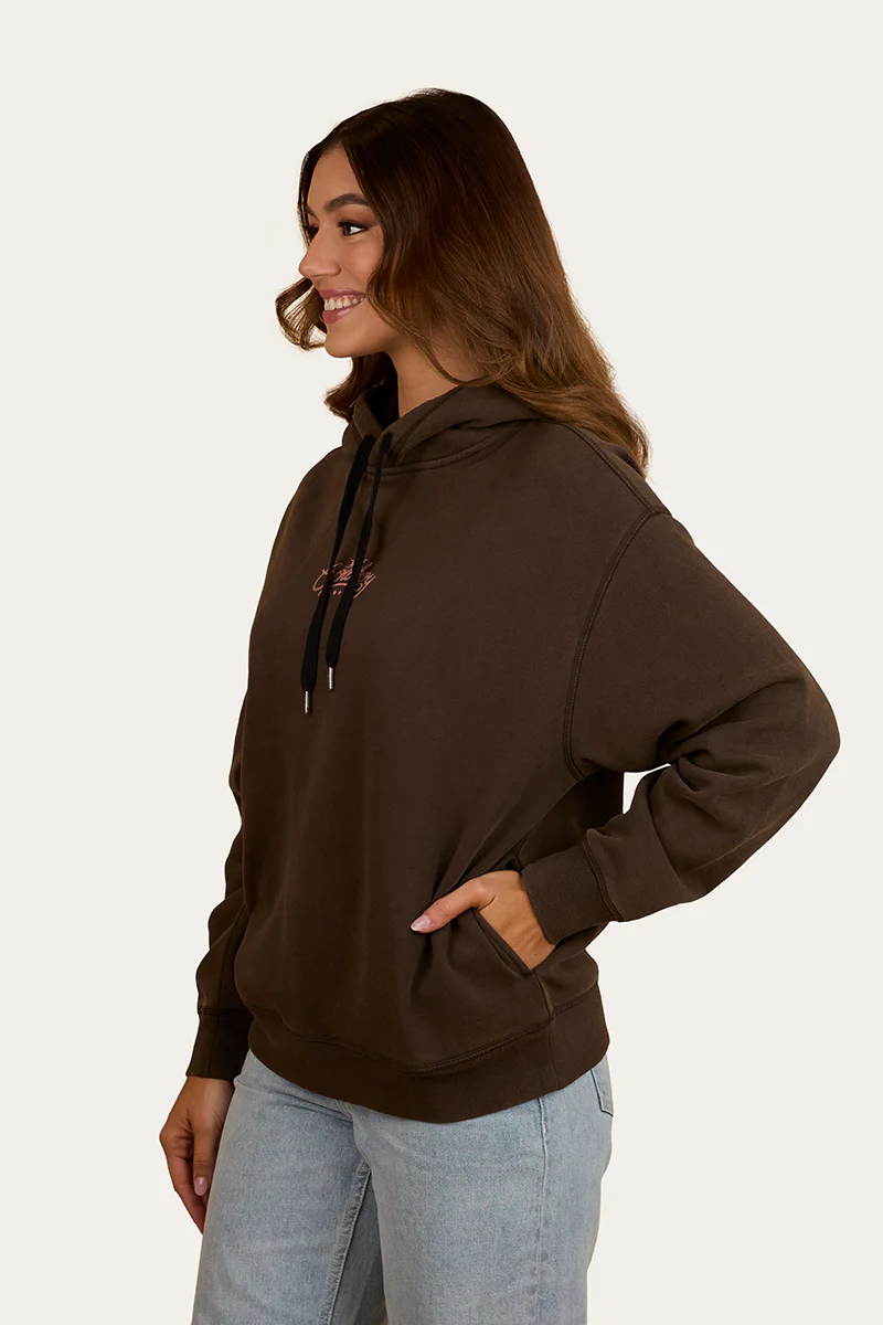 Hey Cowboy Womens Oversized Pullover Hoodie - Image 4