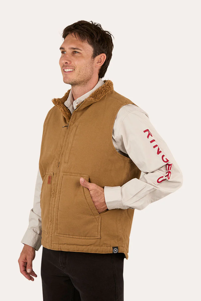 Round Yard Mens Canvas Vest - Image 10
